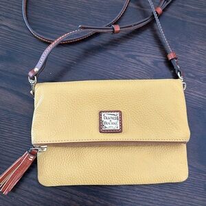 Dooney and Bourke Pebble Grain Foldover Zip Crossbody